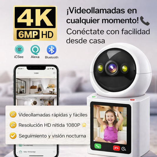 Cámara de seguridad con video llamadas IP WiFi
