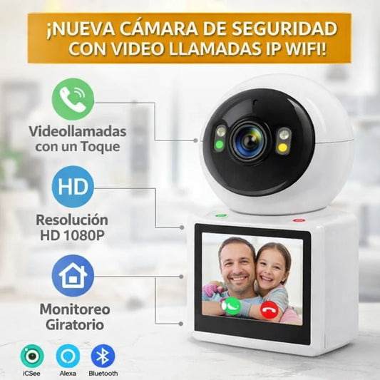 Cámara de seguridad con video llamadas IP WiFi